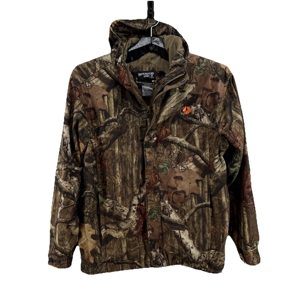 Mossy Oak Break-Up Infinity Full Zip Camo Jacket Hooded L Camouflage Hunting